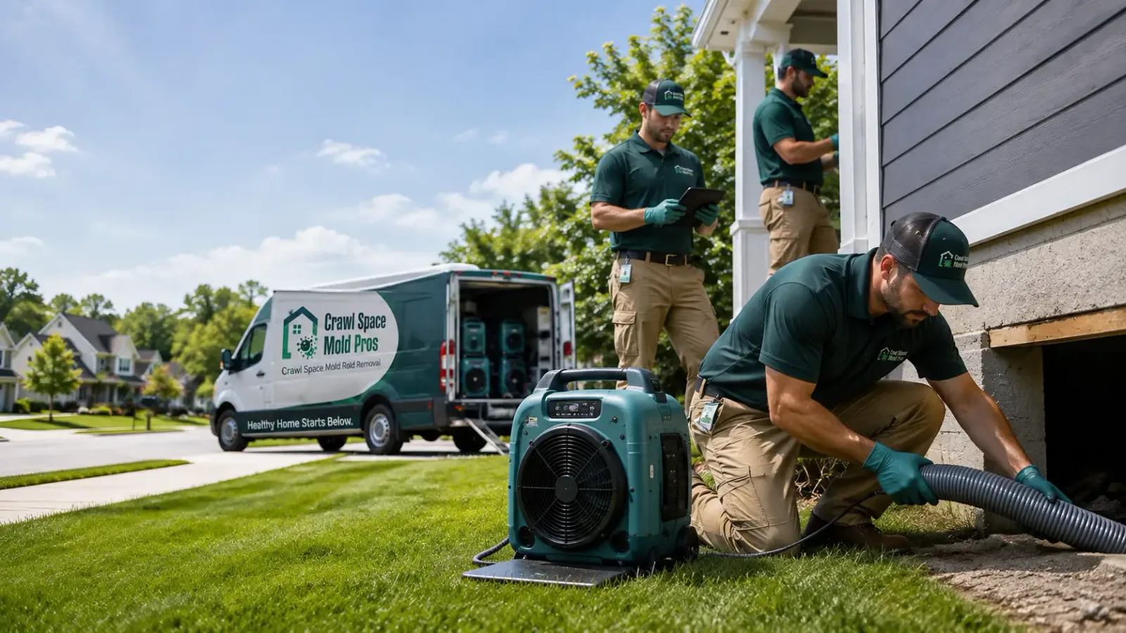 Crawl Space Mold Removal in Vining, IA